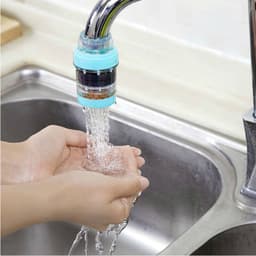 image-Wheat rice stone magnetized kitchen tap water filter bathroom filter water purifier household water purifier C1101