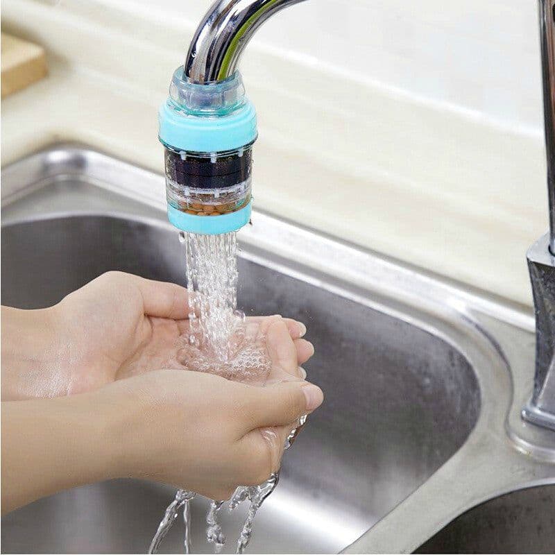 image-Wheat rice stone magnetized kitchen tap water filter bathroom filter water purifier household water purifier C1101
