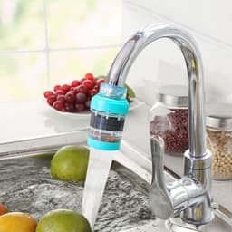 image-Wheat rice stone magnetized kitchen tap water filter bathroom filter water purifier household water purifier C1101