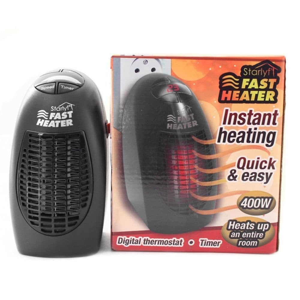 image-Electric heater 360 rotating plug mini heater small appliances