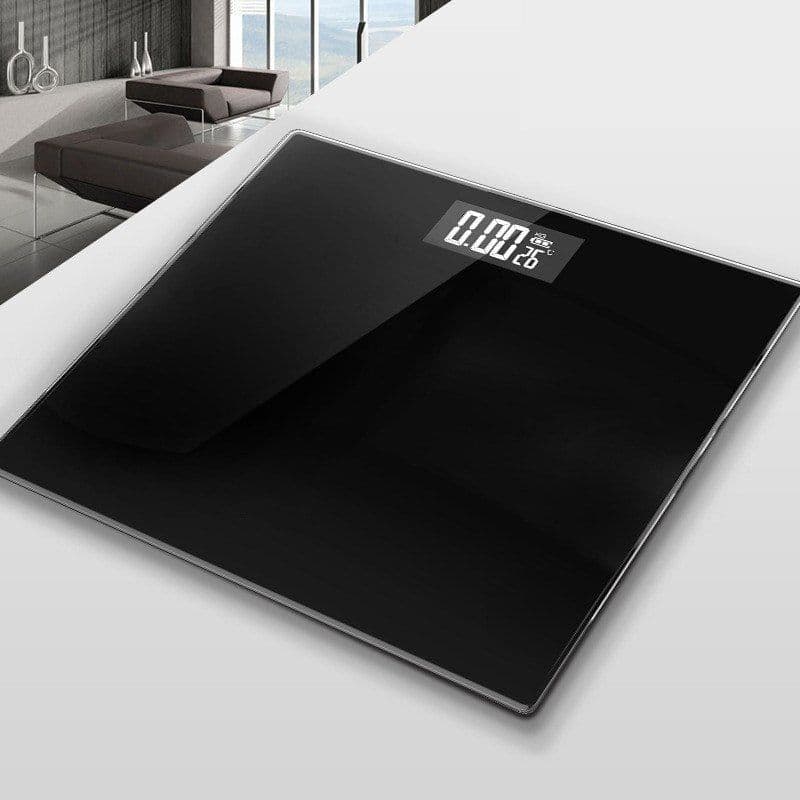 image-Mrosaa Bathroom Floor Body Scale Glass Smart Electronic Scales USB Charging LCD Display Body Weighing Digital Weight Scale