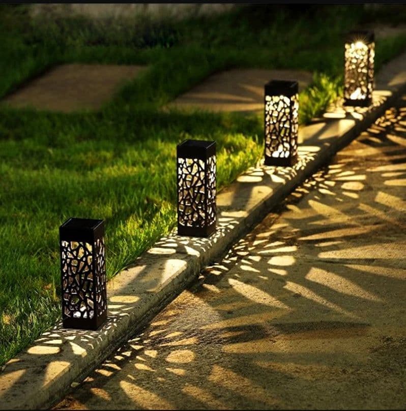 image-Solar Garden Pathway Lights Lawn Lamp For Garden Lantern Decoration Outdoor Path Light Wireless Waterproof Night Led Solar Lamp