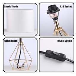 image-Diamond table lamp