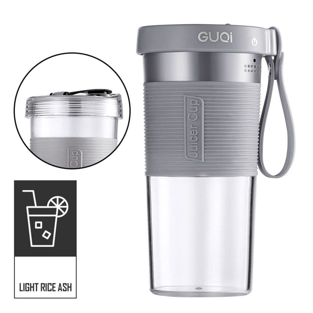 image-Mini USB Rechargeable Portable Blender Electric Fruit Juicer Kitchen Smoothie Maker Lightweight Sports Bottle Multifunction Blender