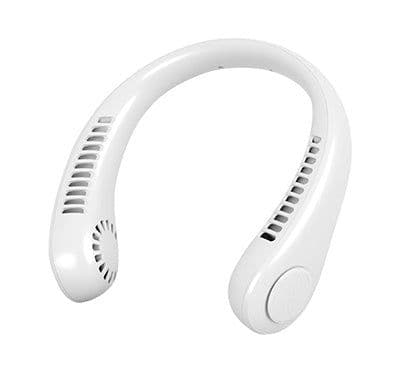 image-Hanging Neck Fan Portable Cooling Fan USB Leafless 360 Degree Neckband Fan 78 Surround Air Outlets 4000Mah Rechargeable