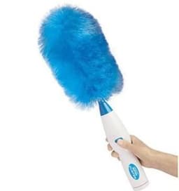 image-New Electrinic Hair Brush Spin Electric Hand Duster Motorized Dust Baguette Eliminates Dust House Clean Brush
