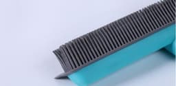 image-New Extra Long Handle Rubber Bristles Sweeper Squeegee for Pet Cat Dog Hair Fur Broom