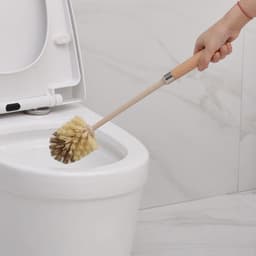 image-Wooden Household Handle Toilet Brush Cleaning Tools Bathroom Cleaning Brush Kitchen Floor Cleaner Brushes
