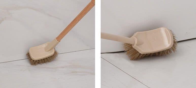 image-Wooden Household Handle Toilet Brush Cleaning Tools Bathroom Cleaning Brush Kitchen Floor Cleaner Brushes