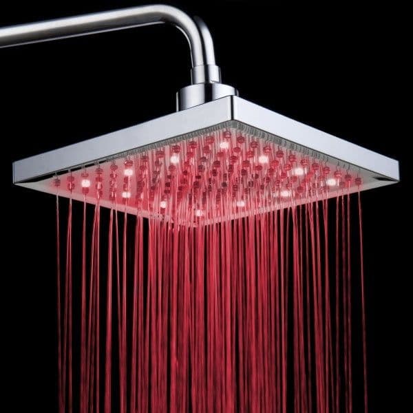 image-Luminous color changing shower head