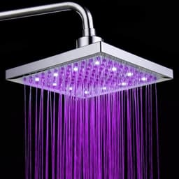 image-Luminous color changing shower head