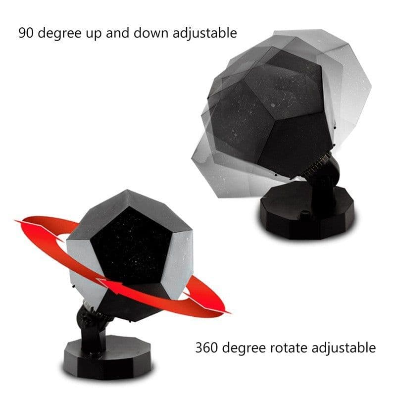 image-LED Starry Sky Projector Night Lights 3D Projection Night Lamp USB Charging Home Planetarium Kids Bedroom Decoration Room Lighting