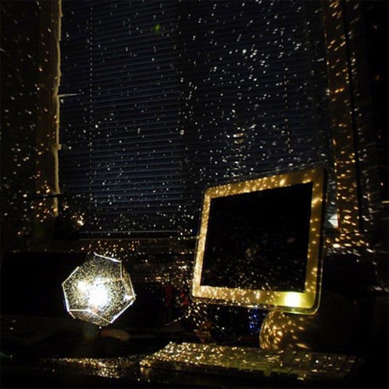 image-LED Starry Sky Projector Night Lights 3D Projection Night Lamp USB Charging Home Planetarium Kids Bedroom Decoration Room Lighting