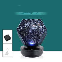 image-LED Starry Sky Projector Night Lights 3D Projection Night Lamp USB Charging Home Planetarium Kids Bedroom Decoration Room Lighting