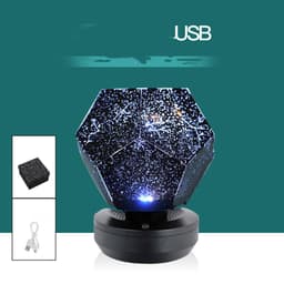 image-LED Starry Sky Projector Night Lights 3D Projection Night Lamp USB Charging Home Planetarium Kids Bedroom Decoration Room Lighting