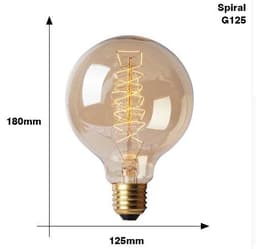 image-Edison Bulb E27 220V 40W ST64 A19 T45 G80 G95 G125 Incandescent filament bulb lighting Retro Edison Light Bulb