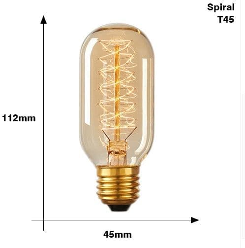 image-Edison Bulb E27 220V 40W ST64 A19 T45 G80 G95 G125 Incandescent filament bulb lighting Retro Edison Light Bulb