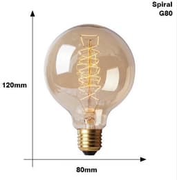 image-Edison Bulb E27 220V 40W ST64 A19 T45 G80 G95 G125 Incandescent filament bulb lighting Retro Edison Light Bulb