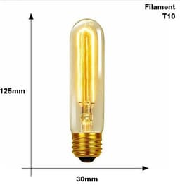 image-Edison Bulb E27 220V 40W ST64 A19 T45 G80 G95 G125 Incandescent filament bulb lighting Retro Edison Light Bulb
