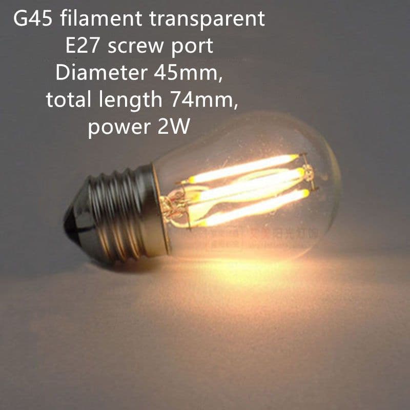 image-Edison Bulb E27 220V 40W ST64 A19 T45 G80 G95 G125 Incandescent filament bulb lighting Retro Edison Light Bulb