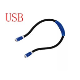image-Flexible Neck Hug Book Light With LED Reading Lamp 3 Mode Portable Flashlight Soft Silicone Outdoor Camping Light Night Light