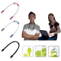 image-Flexible Neck Hug Book Light With LED Reading Lamp 3 Mode Portable Flashlight Soft Silicone Outdoor Camping Light Night Light