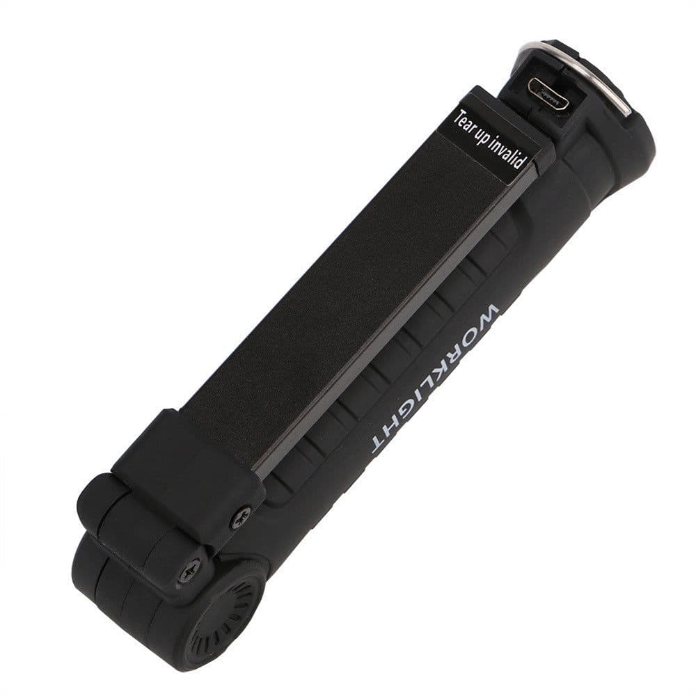 image-COB LED Tactical Flashlight USB Rechargeable Torch Waterproof Work Light Magnetic Lanterna Hanging Lamp For Night Lighting