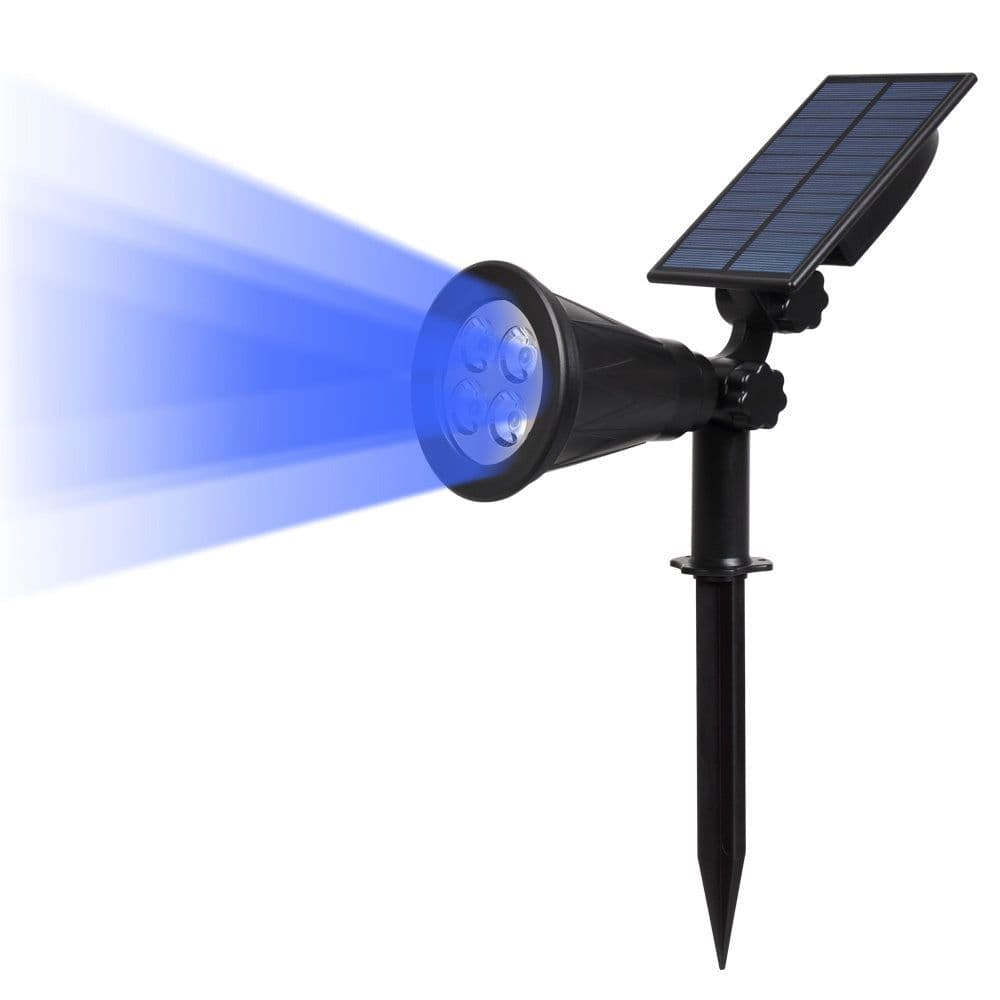 image-Solar Garden Lawn Light Waterproof Outdoor Street Light RGB Ground Light Garden Lighting Landscape Light