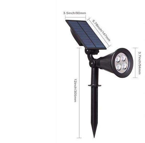 image-Solar Garden Lawn Light Waterproof Outdoor Street Light RGB Ground Light Garden Lighting Landscape Light