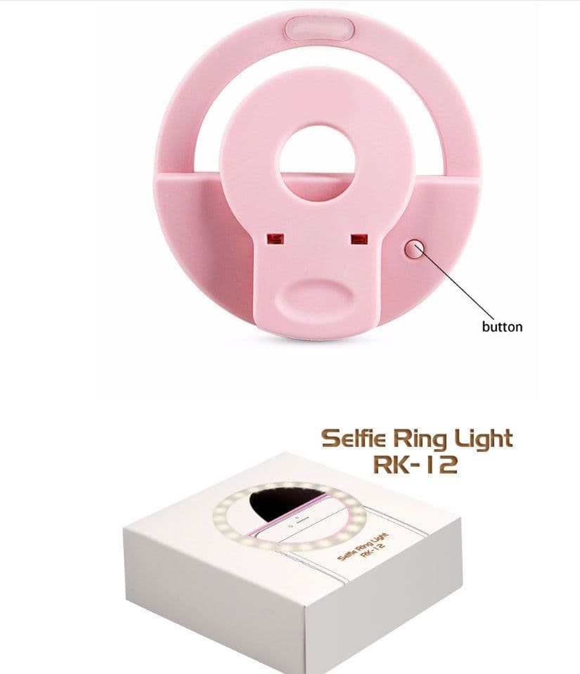 image-Mobile phone fill light USB charging model rk12 mobile phone self-timer beauty fill light