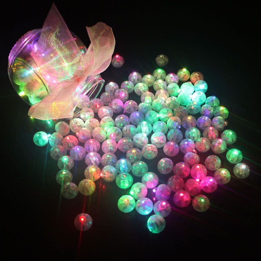 image-10pcs Ballon lumineux LED ballons