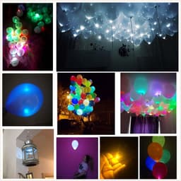 image-10pcs Ballon lumineux LED ballons