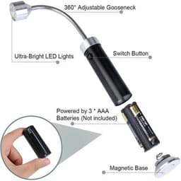 image-Barbecue Grill Light Magnetic 360 Degree Adjustable BBQ Super-Bright Light