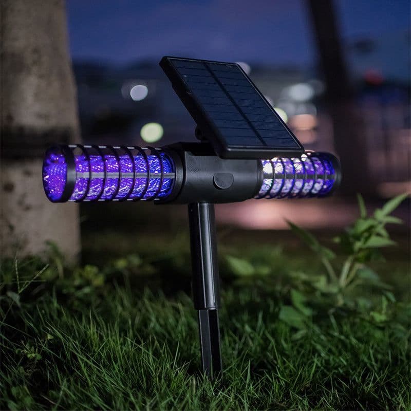 image-Outdoor garden mosquito killer lamp UV LED lamp IP65 waterproof insect repellent ring sunshine / USB automatic rechargeable mosquito killer lamp