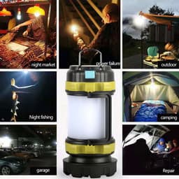 image-Outdoor Emergency Camping Light Flashlight Rechargeable Battery Power Bank