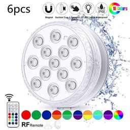 image-Led Beads Submersible Light Waterproof Underwater Lamp For Garden Swimming Pool Fountain Spa Party Bathroom Remote Control