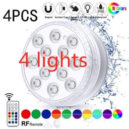 image-Led Beads Submersible Light Waterproof Underwater Lamp For Garden Swimming Pool Fountain Spa Party Bathroom Remote Control