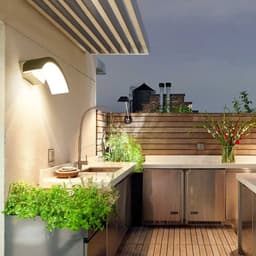 image-Outdoor eaves wall lamp