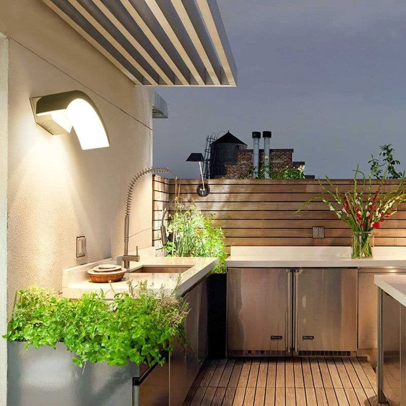 image-Outdoor eaves wall lamp