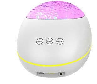 image-Coversage Ocean Wave Projector LED Night Light Bluetooth-compatible USB Remote Control Music Player Speaker Aurora Projection Coversage Ocean Wave Projector LED Night Light Bluetooth-compa