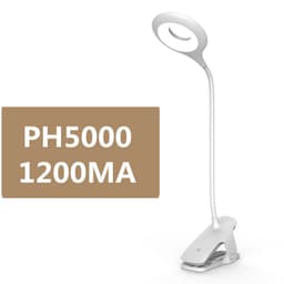 image-Clip pen holder desk lamp led rechargeable folding desk lamp