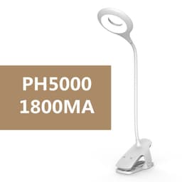 image-Clip pen holder desk lamp led rechargeable folding desk lamp