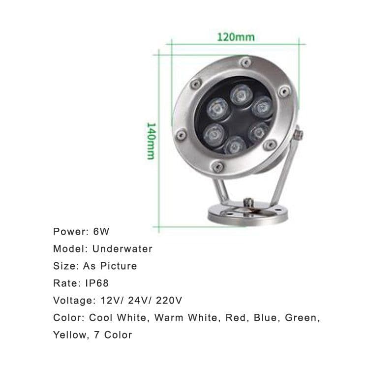 image-Stainless steel water fountain light