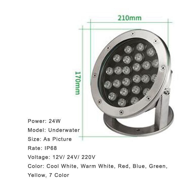 image-Stainless steel water fountain light