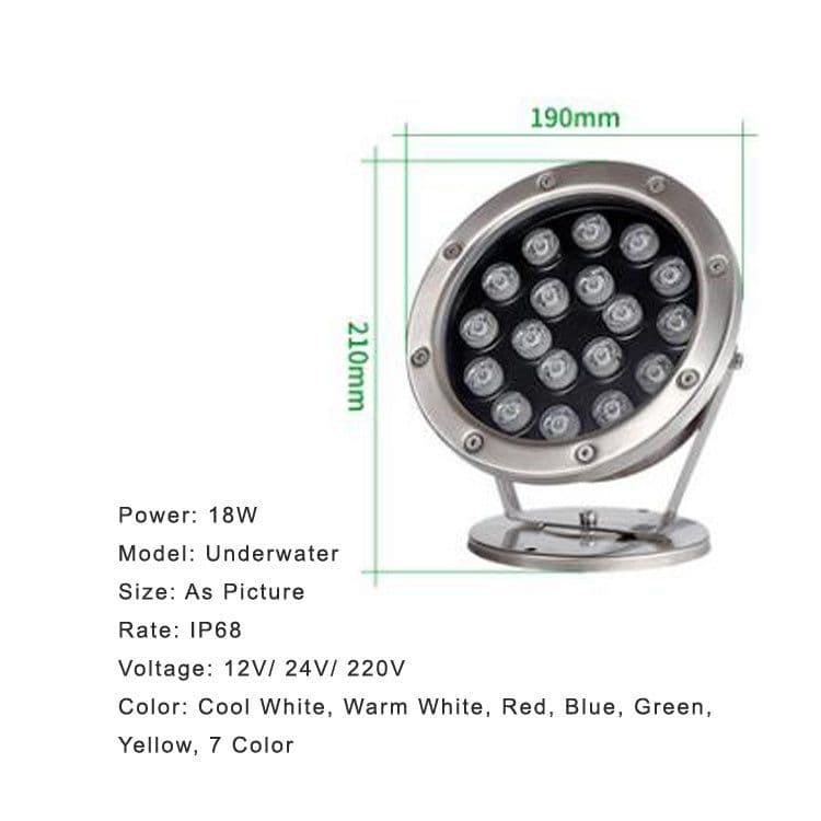 image-Stainless steel water fountain light