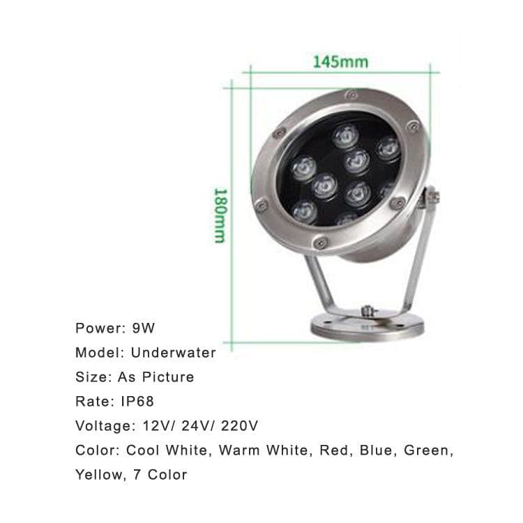 image-Stainless steel water fountain light