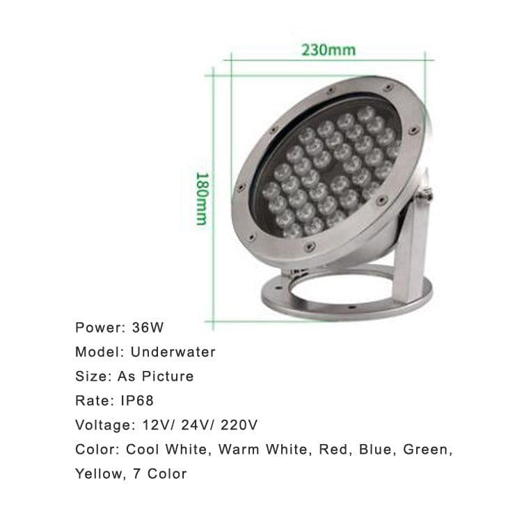 image-Stainless steel water fountain light
