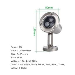 image-Stainless steel water fountain light