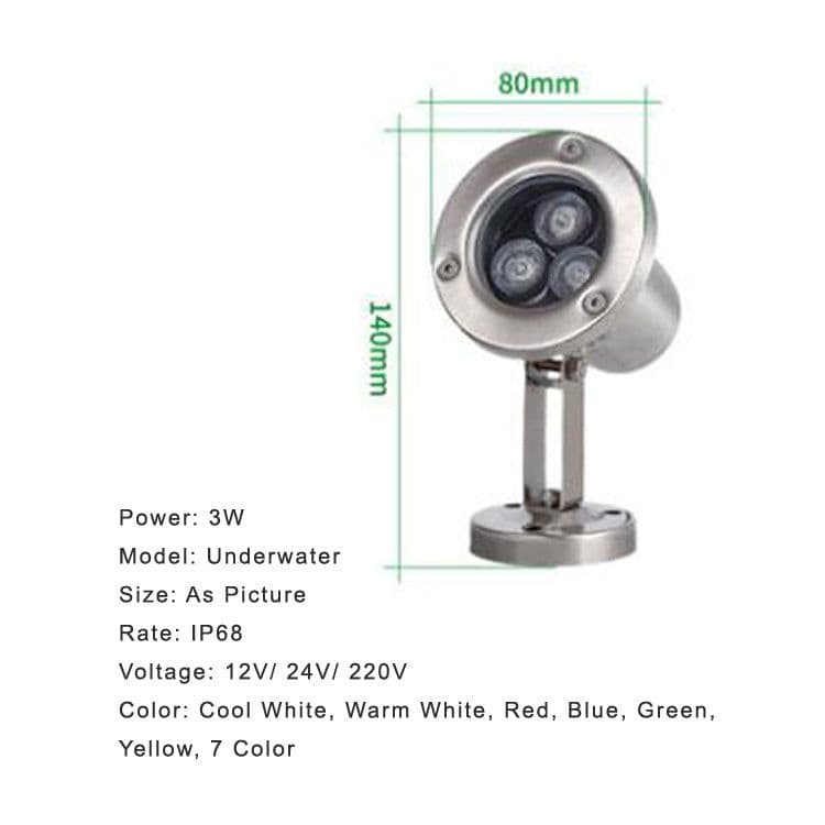 image-Stainless steel water fountain light