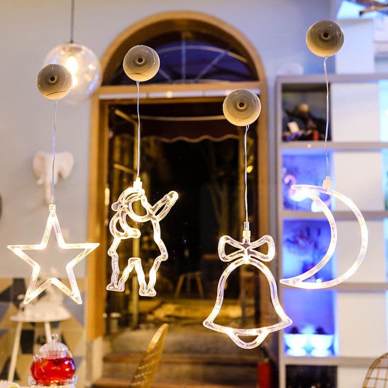 image-Divine Christmas LED Lights with suction holder